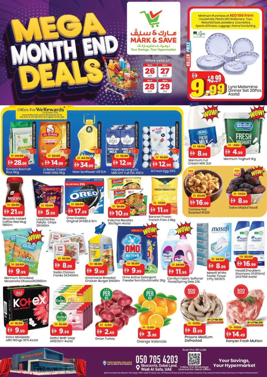 UAE - Dubai Mark & Save offers in D4D Online. Skycourts, Wadi Al Safa, Dubai. . Till 29th March