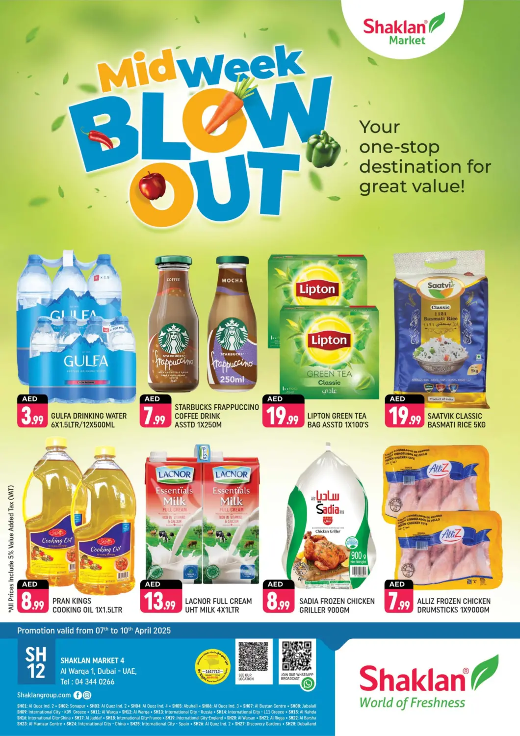 UAE - Dubai Shaklan  offers in D4D Online. Al Warqa 1-Dubai. . Till 10th April