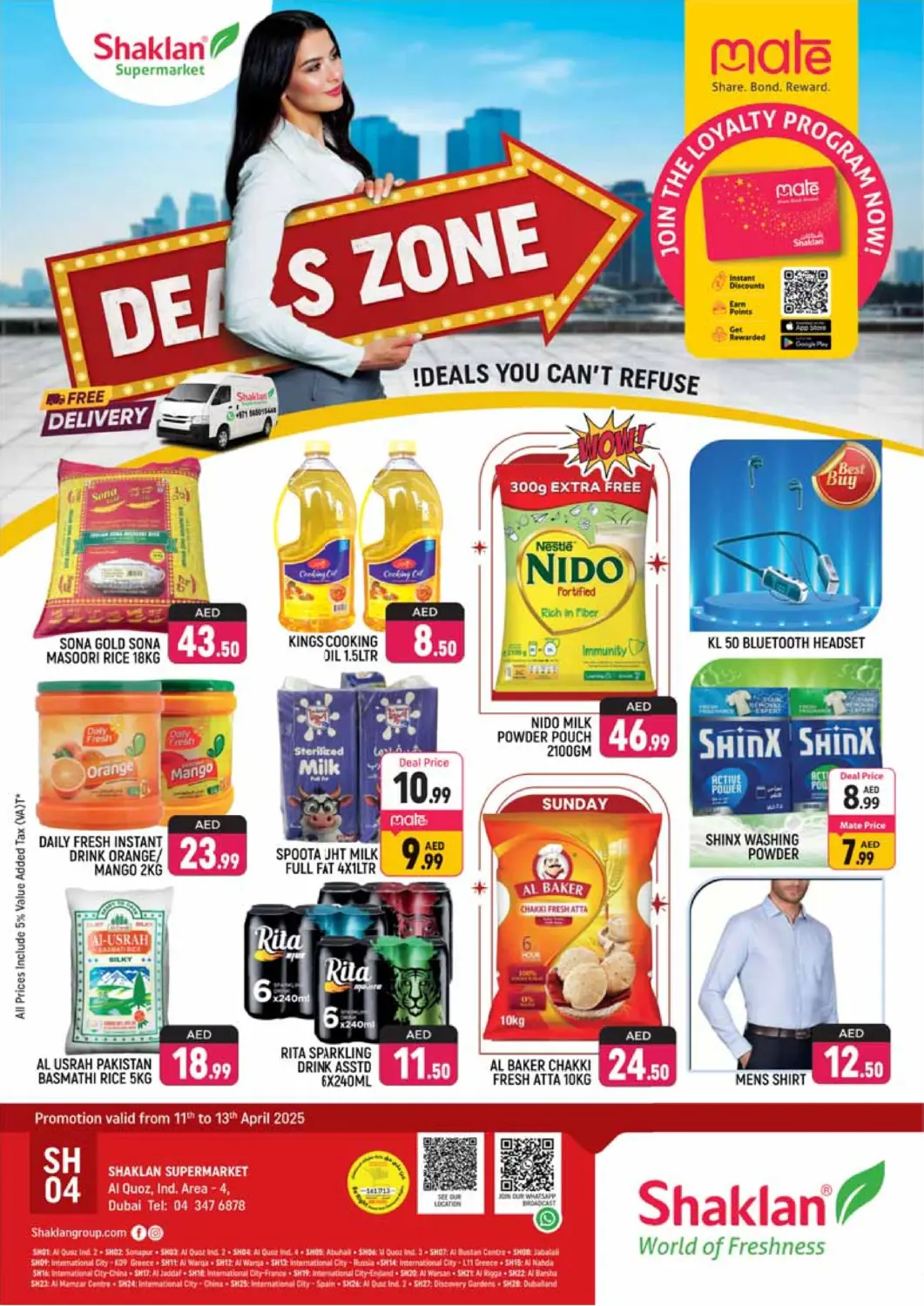 UAE - Dubai Shaklan  offers in D4D Online. Al Qouz Industrial Area 4-Dubai. . Till 13th April