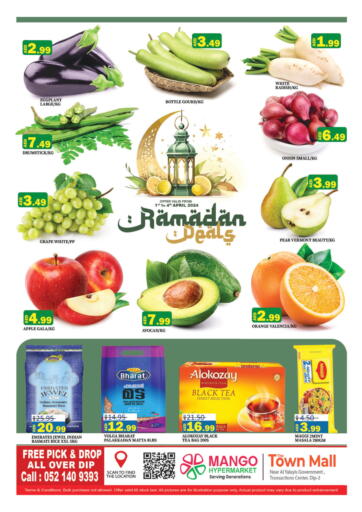 UAE - Dubai Mango Hypermarket LLC offers in D4D Online. Town Mall - Dip 2. . Till 4th April