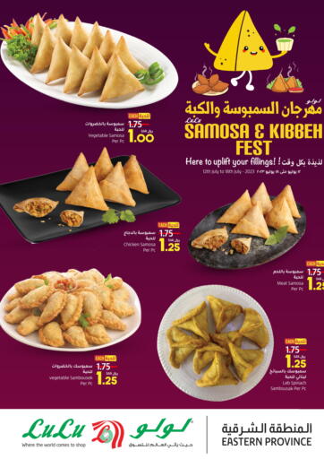 KSA, Saudi Arabia, Saudi - Al Khobar LULU Hypermarket offers in D4D Online. Samosa & Kibbeh Fest. . Till 18th July
