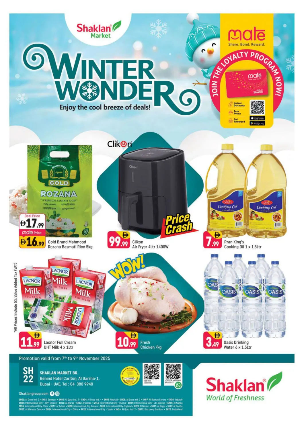 UAE - Dubai Shaklan  offers in D4D Online. Al Barsha-1,Dubai. . Till 9th November