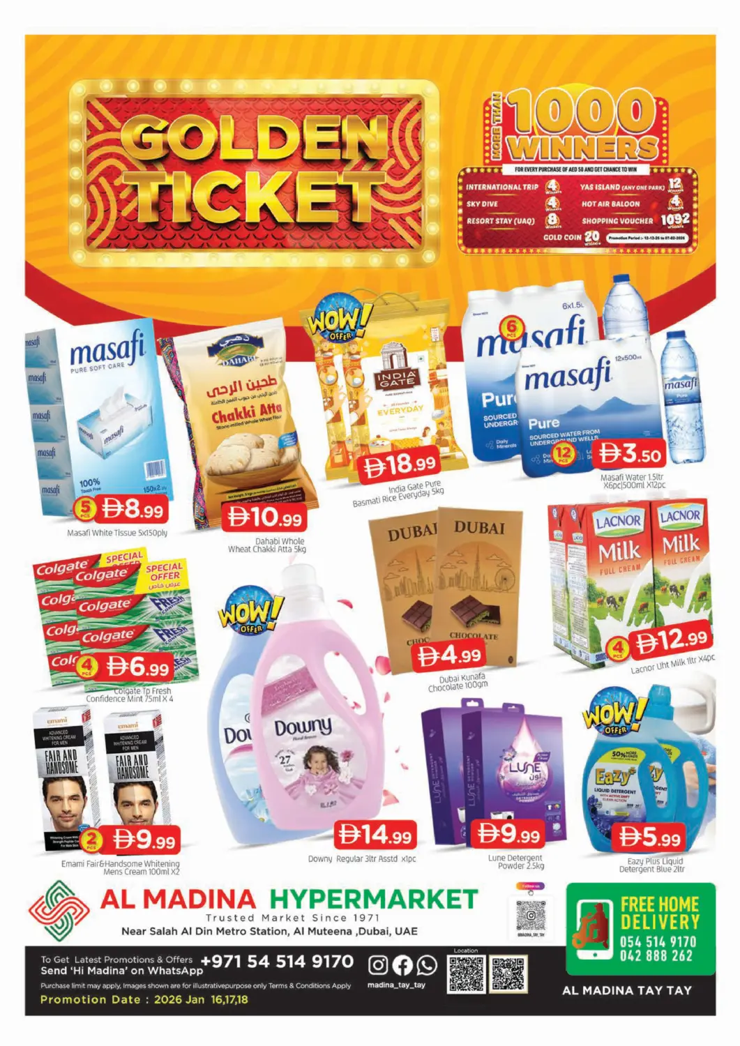 UAE - Dubai AL MADINA (Dubai) offers in D4D Online. Al Madina - Al Muteena. . Till 18th January