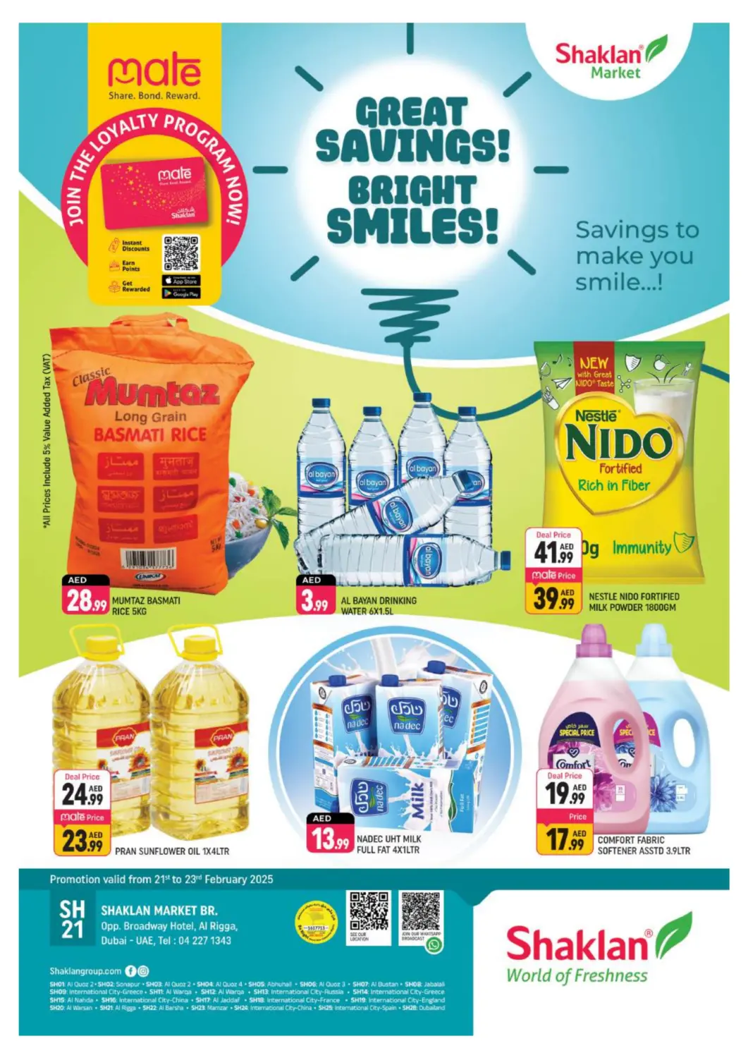 UAE - Dubai Shaklan  offers in D4D Online. Al Rigga - Dubai. . Till 23rd February