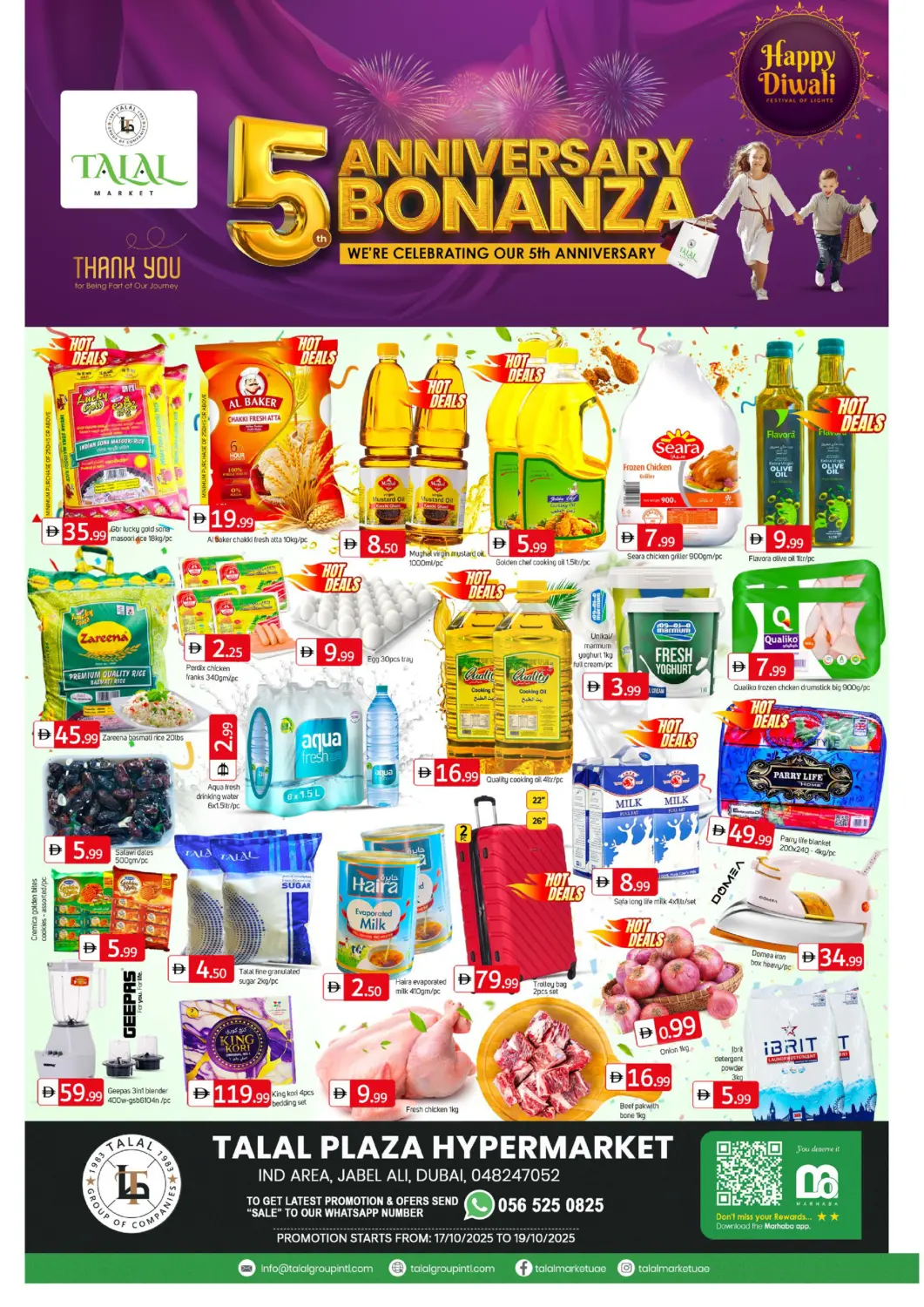 UAE - Dubai TALAL MARKET offers in D4D Online. Jabel Ali - Dubai. . Till 19th October