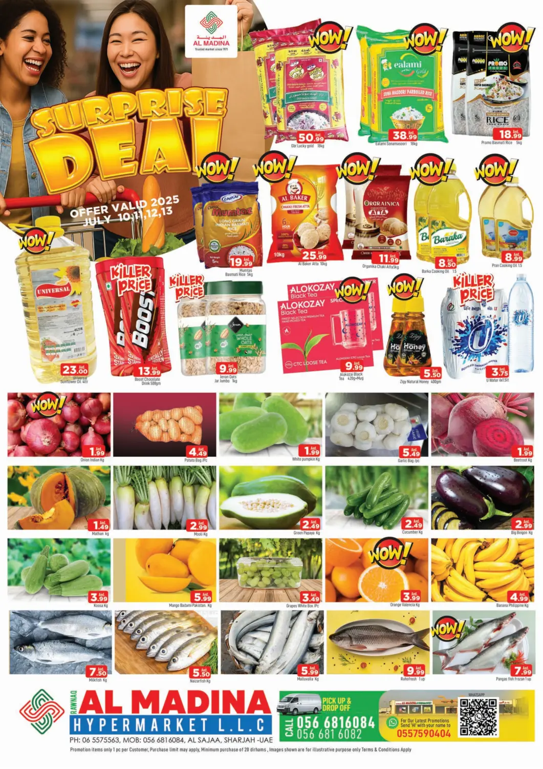 UAE - Sharjah / Ajman AL MADINA offers in D4D Online. Rawnaq - Sharjah. . Till 13th July