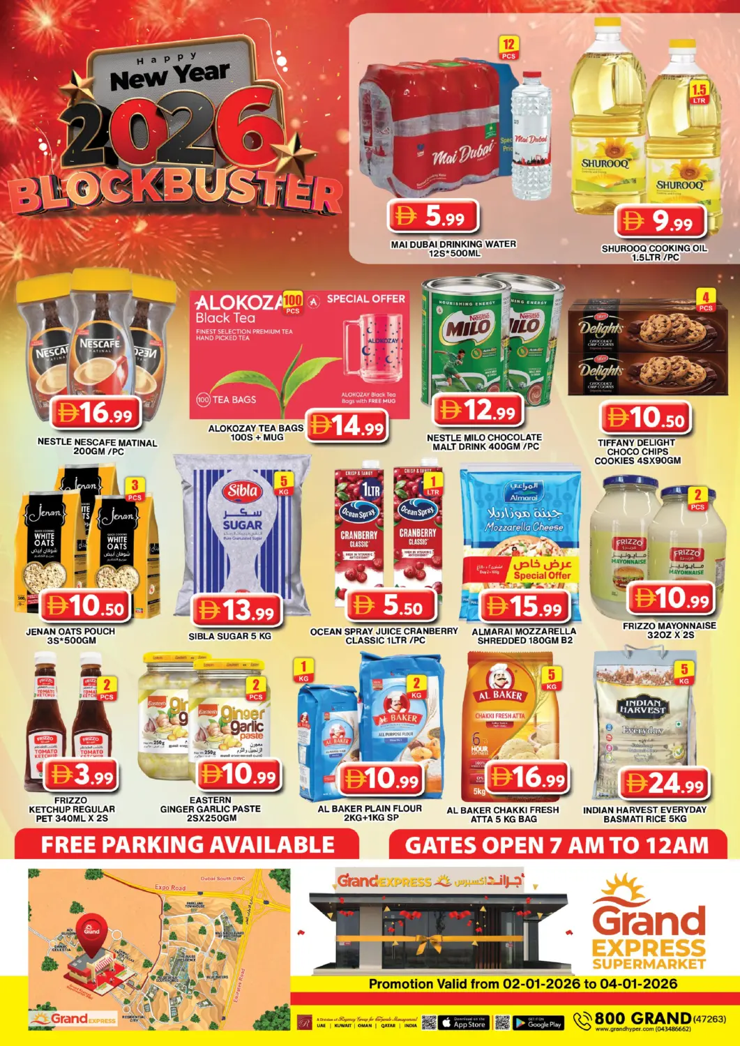 UAE - Dubai Grand Hyper Market offers in D4D Online. Grand Express Super Market. . Till 4th January