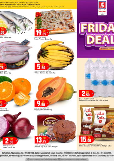 Qatar - Doha Safari Hypermarket offers in D4D Online. Friday Deal. . Only On 20th December