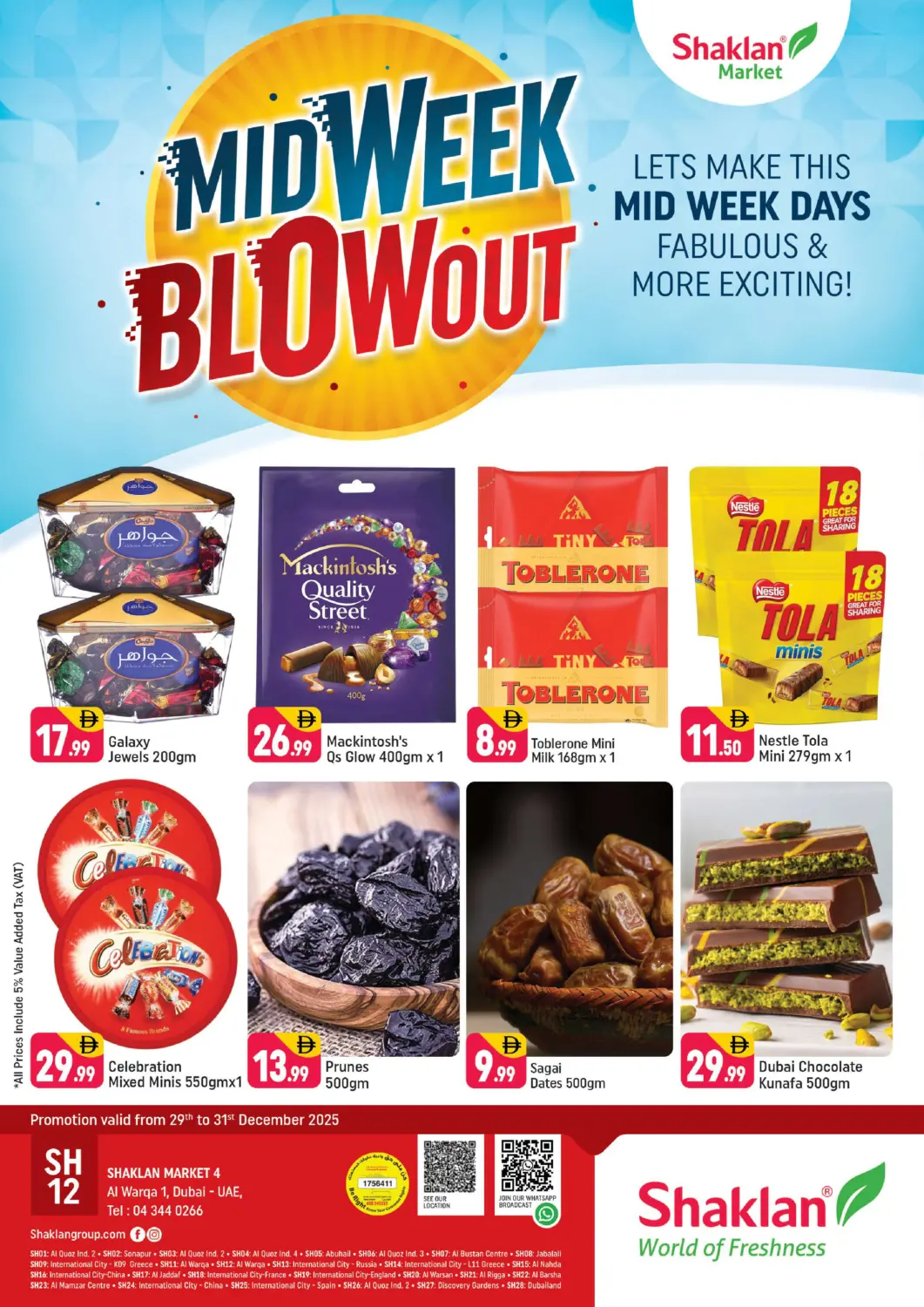 UAE - Dubai Shaklan  offers in D4D Online. Al Warqa 1, Dubai. . Till 31st December