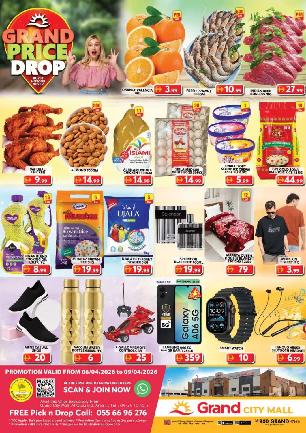 UAE - Dubai Grand Hyper Market offers in D4D Online. Grand City Mall,Dubai. . Till 9th April
