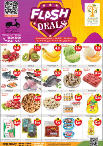 Qatar - Al-Shahaniya Carry Fresh Hypermarket offers in D4D Online. Flash Deals @ Al Nasr. . Till 3rd September