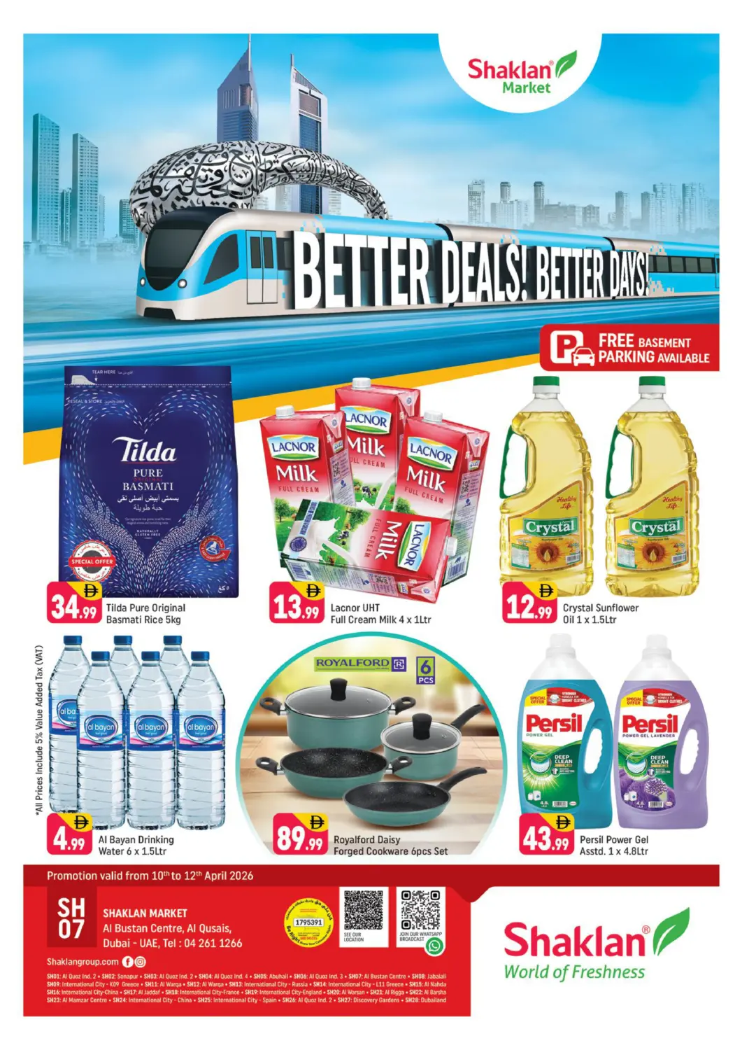 UAE - Dubai Shaklan  offers in D4D Online. Al Bustan Center, Al Qusais , Dubai. . Till 12th April