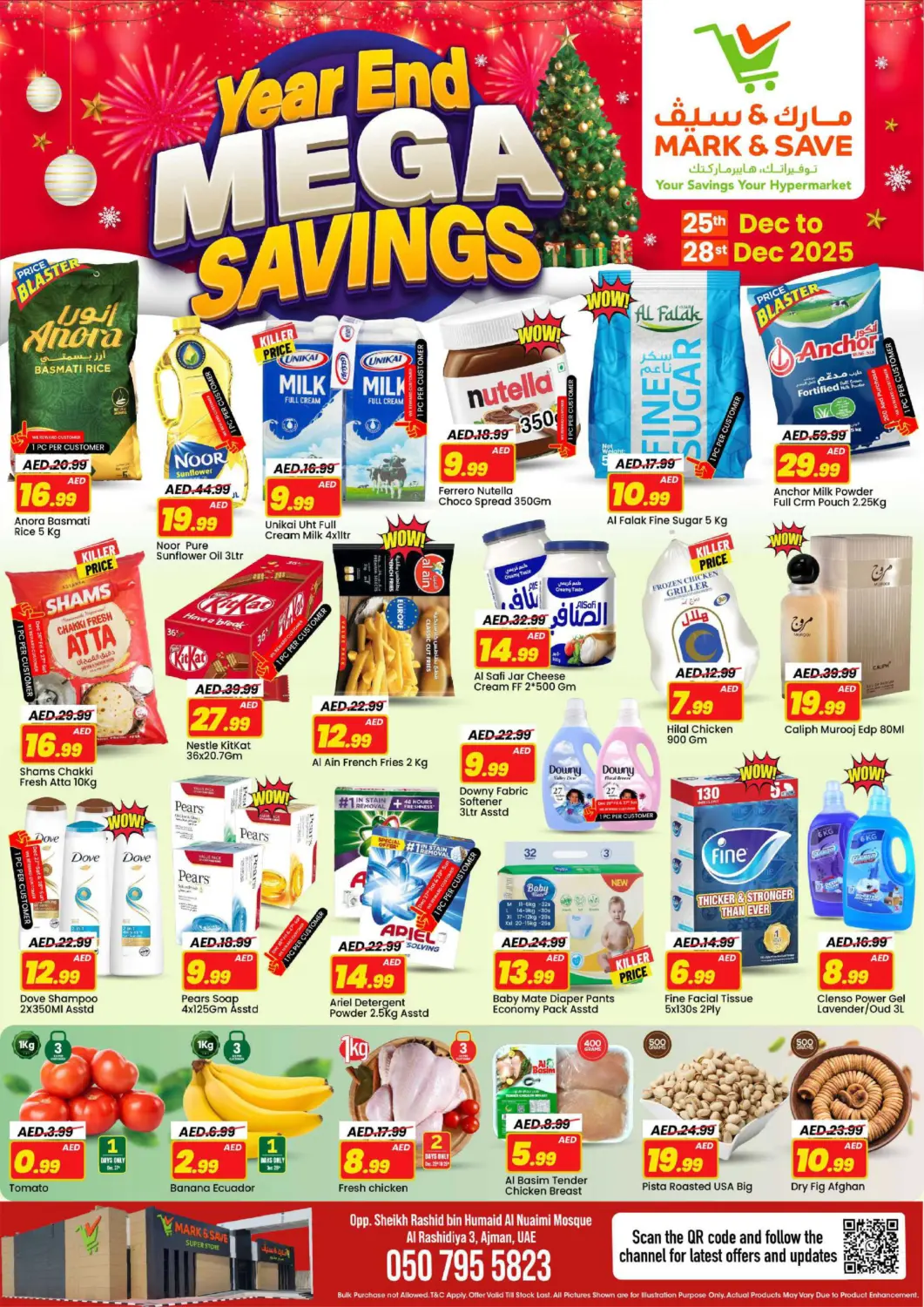 UAE - Sharjah / Ajman Mark & Save offers in D4D Online. Al Rashidiya 3, Ajman. . Till 28th December