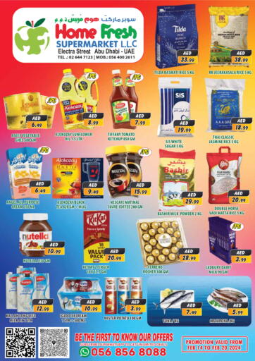 UAE - Abu Dhabi Home Fresh Supermarket offers in D4D Online. Special Offer. . Till 20th February