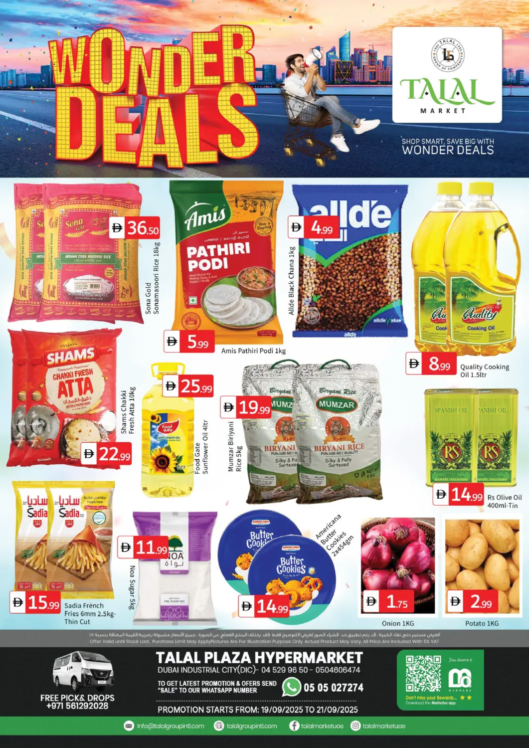 UAE - Dubai TALAL MARKET offers in D4D Online. Dubai Industrial City ( DIC). . Till 21st September