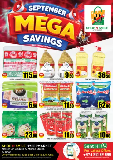 September Mega Savings