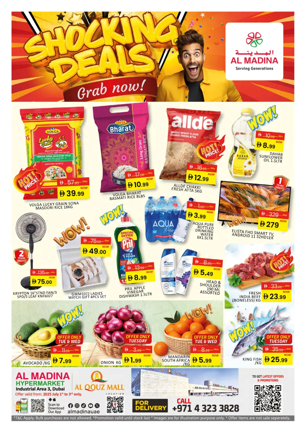 UAE - Dubai Al Madina  offers in D4D Online. Al Qouz Mall - Dubai. . Till 3rd July