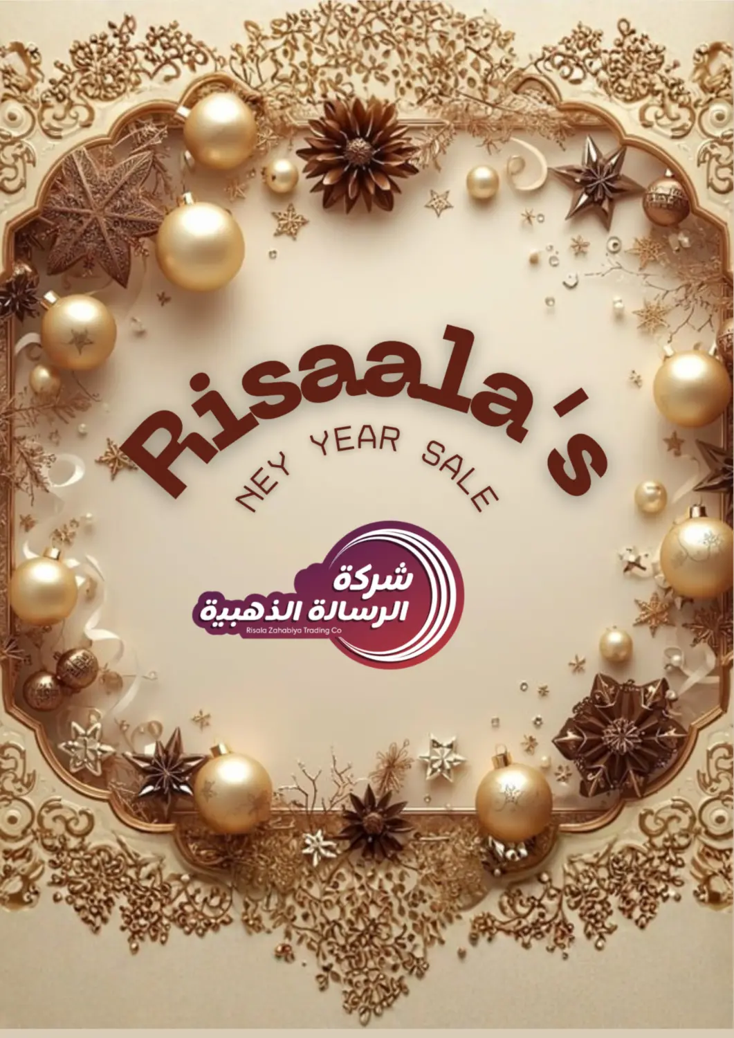 KSA, Saudi Arabia, Saudi - Al Hasa Risala Zahabiya Trading Co. offers in D4D Online. New Year Sale. . Till 3rd Januray