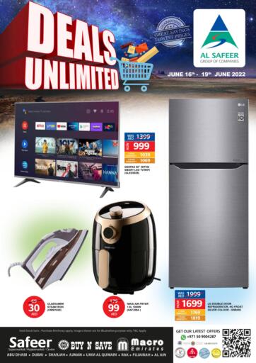 UAE - Umm al Quwain Safeer Hyper Markets offers in D4D Online. Deals Unlimited. . Till 19th June