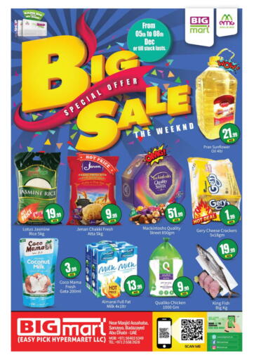 UAE - Abu Dhabi BIGmart offers in D4D Online. Sanayya, Badazayad. . Till 8th December