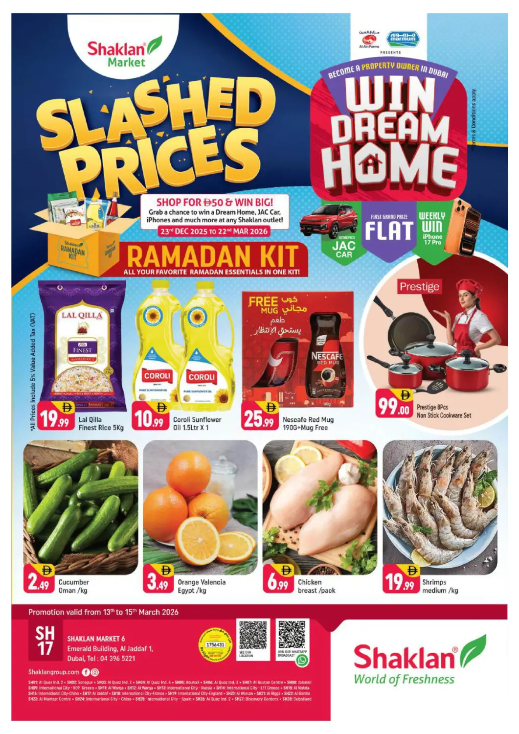 UAE - Dubai Shaklan  offers in D4D Online. Al Jaddaf,1 Dubai. . Till 15th March