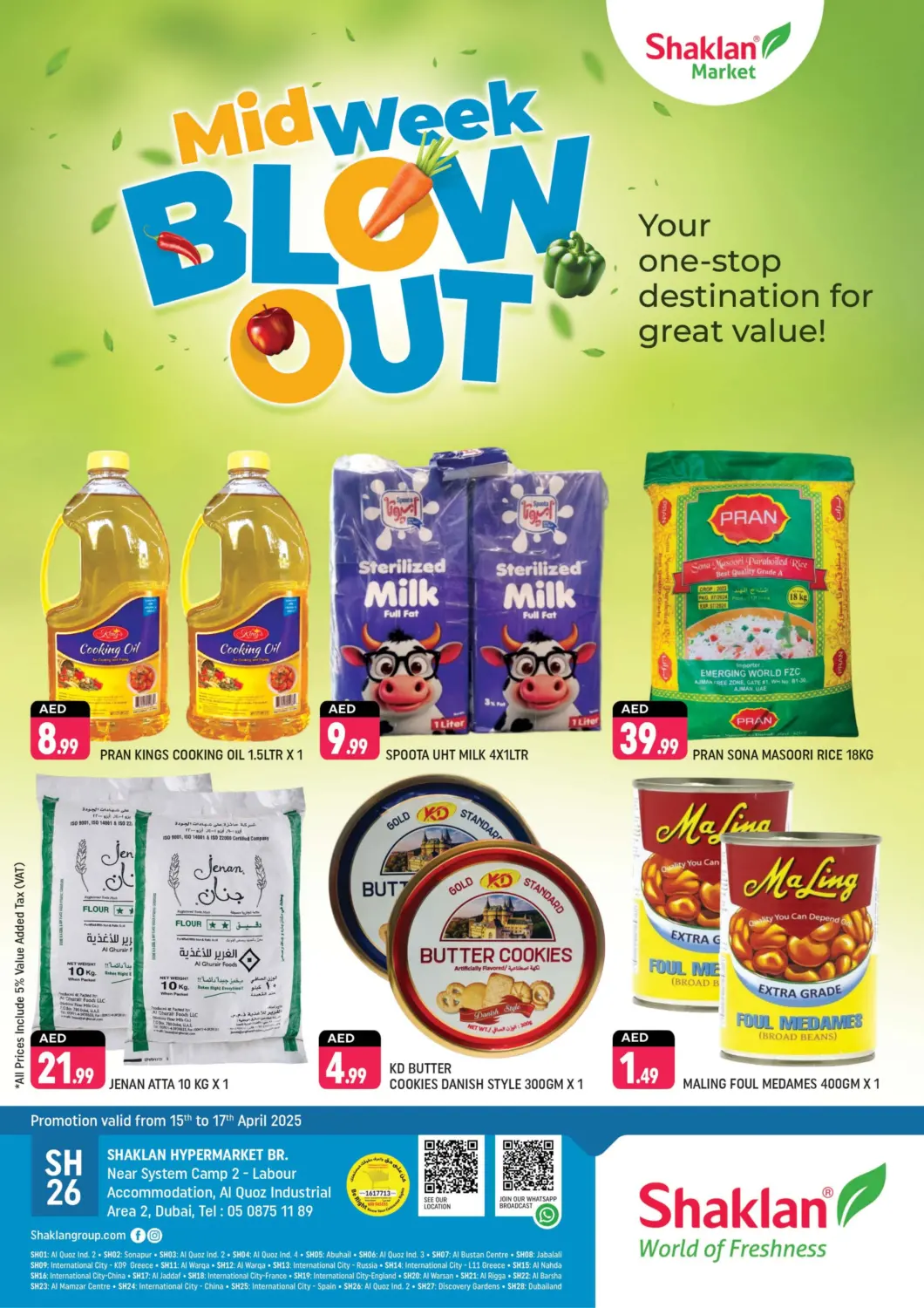 UAE - Dubai Shaklan  offers in D4D Online. Near System Camp 2 - Labour , Al Quoz Industrial Area 2. . Till 17th April