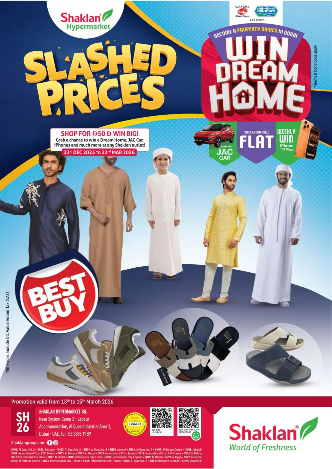 UAE - Dubai Shaklan  offers in D4D Online. Near System Camp 2-Labour,Al Quoz Ind Area 2. . Till 15th March