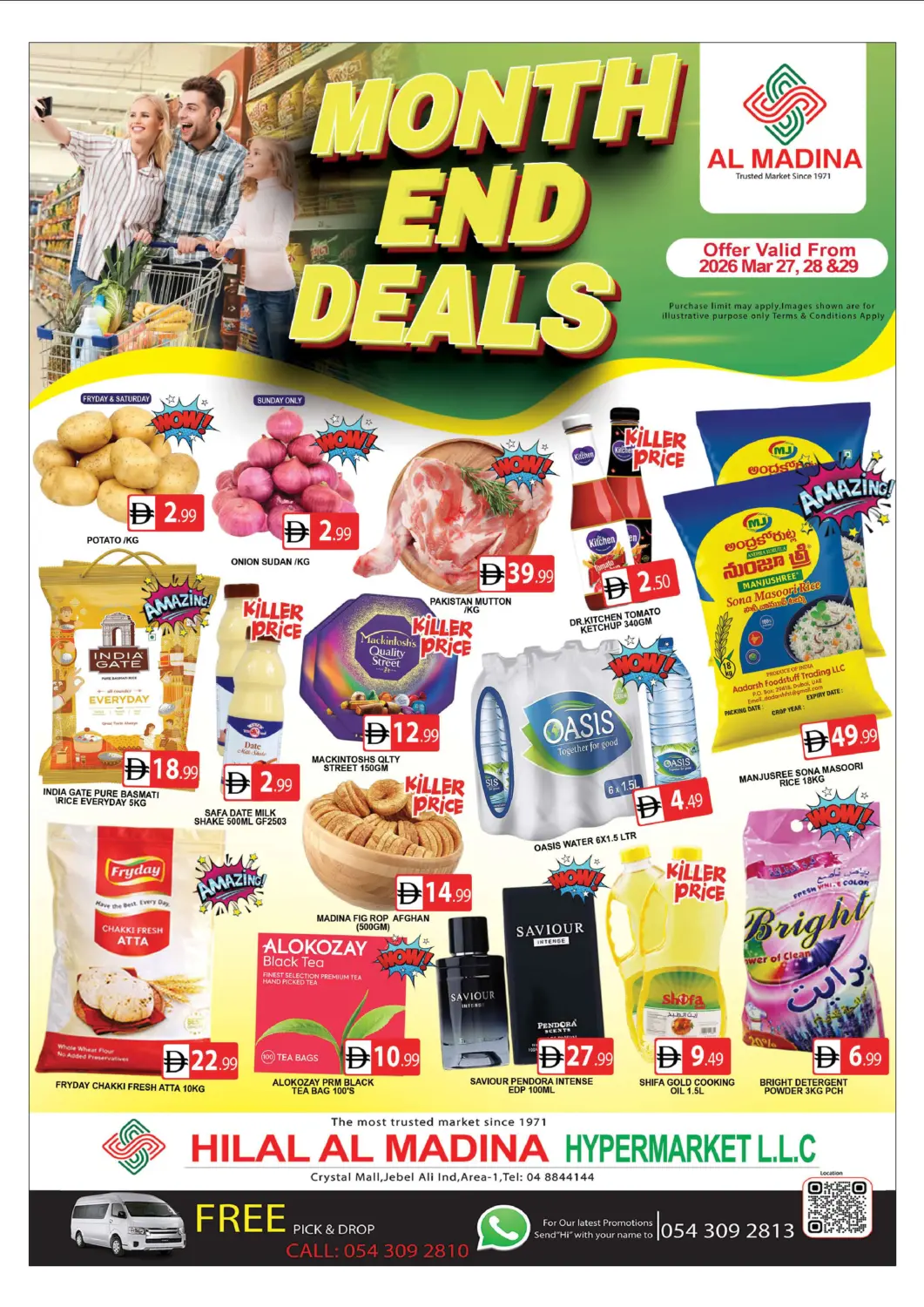UAE - Dubai AL MADINA (Dubai) offers in D4D Online. Crystal Mall,Jebel Ali Ind Area-1. . Till 29th March