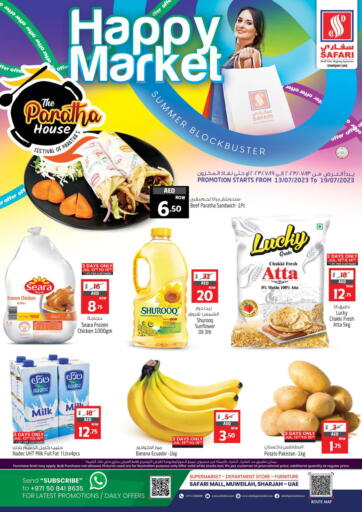 UAE - Sharjah / Ajman Safari Hypermarket  offers in D4D Online. Happy Market. . till 19th july
