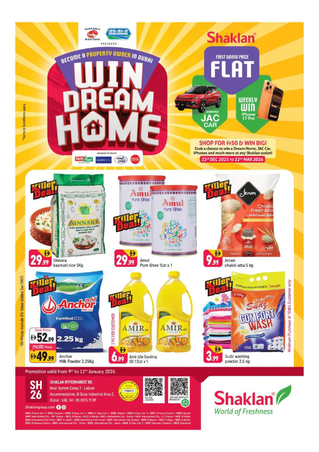 UAE - Dubai Shaklan  offers in D4D Online. Near System Camp 2 - Labour , Al Quoz Industrial Area 2. . Till 11th January