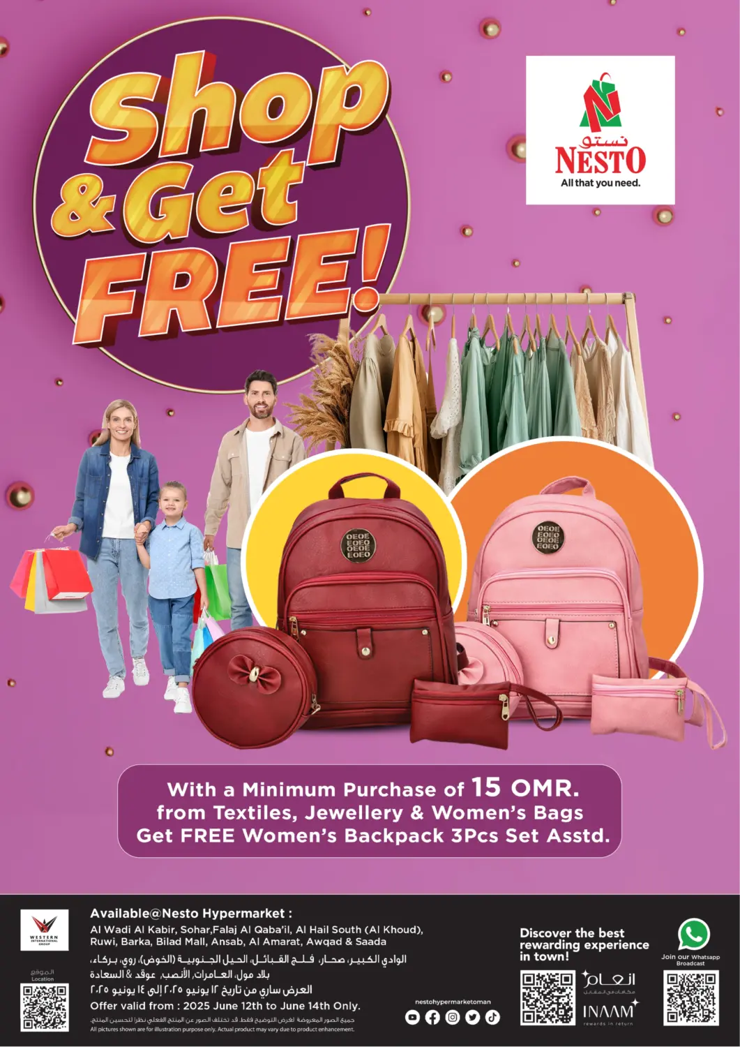 Oman - Muscat Nesto Hyper Market   offers in D4D Online. Shop & Get Free!. . Till 14th June