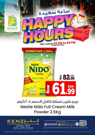 UAE - Sharjah / Ajman Kenz Hypermarket offers in D4D Online. Happy Hour. . Only On 12th September