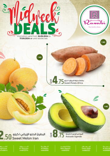 Qatar - Al Khor Rawabi Hypermarkets offers in D4D Online. Midweek Deals. . Till 17th September