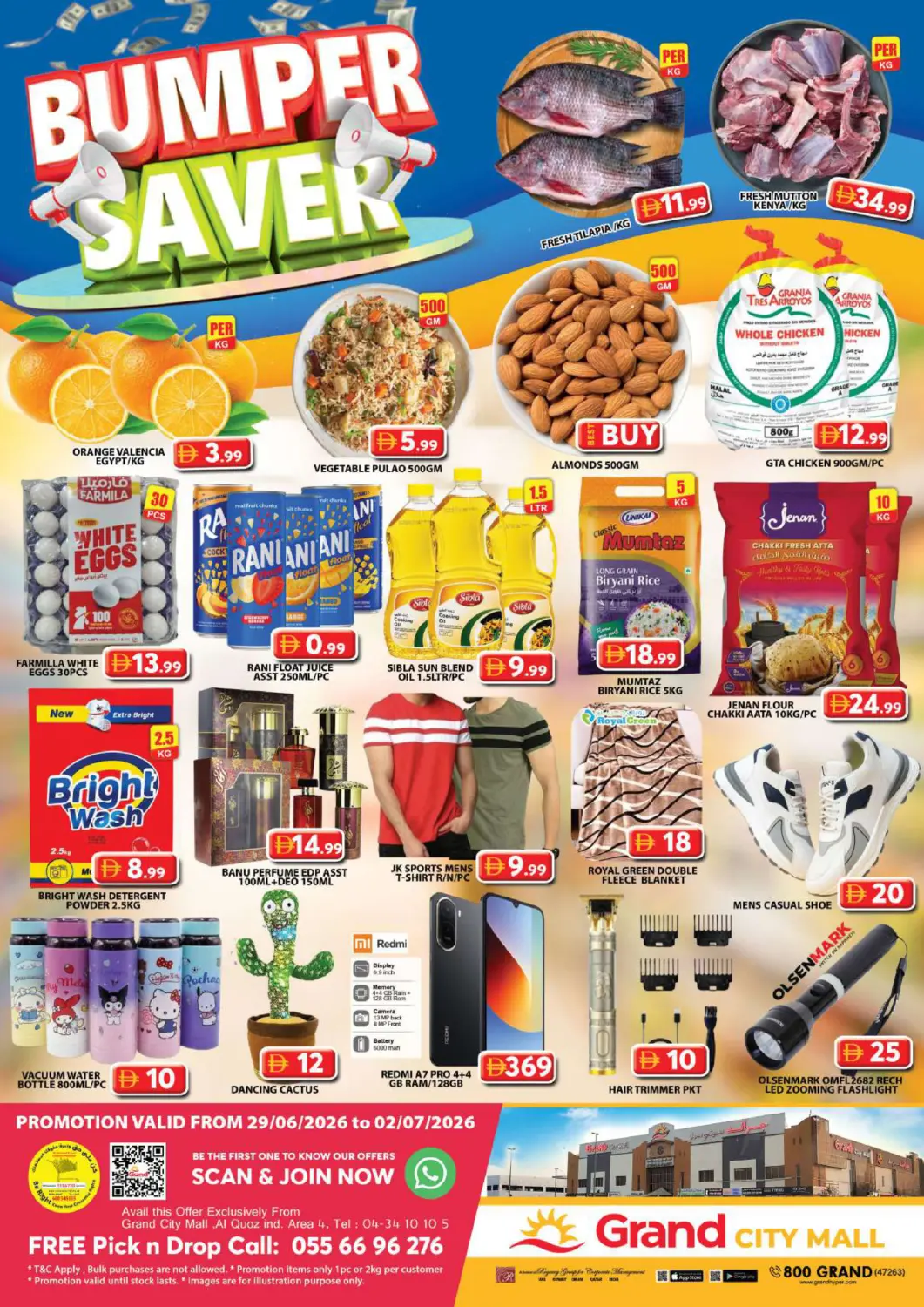 UAE - Dubai Grand Hyper Market offers in D4D Online. Grand City Mall,Dubai. . TIll 2nd July
