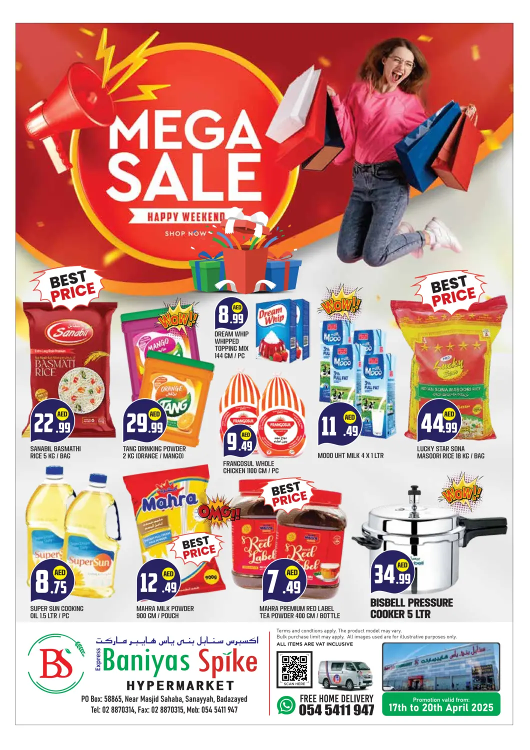 UAE - Abu Dhabi Baniyas Spike  offers in D4D Online. Sanayya, Bada Zayed. . Till 20th April