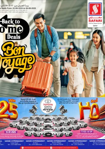 Safari Hypermarket - Bon Voyage in Qatar Offers - Qatar Bon Voyage
