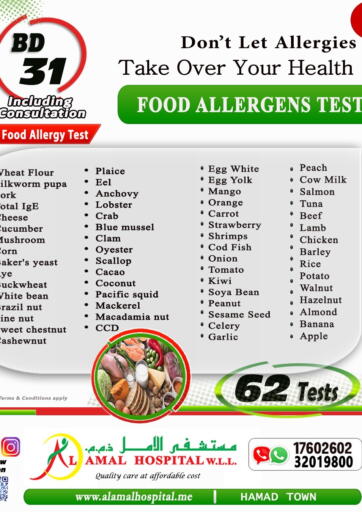 Food Allergens Test