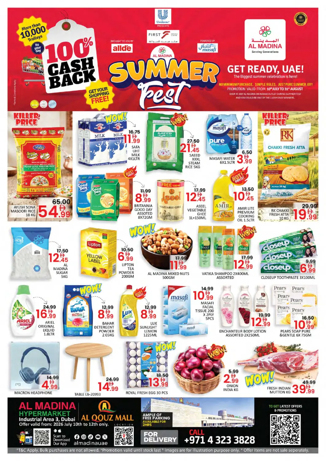 UAE - Dubai Al Madina  offers in D4D Online. Al Quoz Mall, Dubai. . Till 12th July