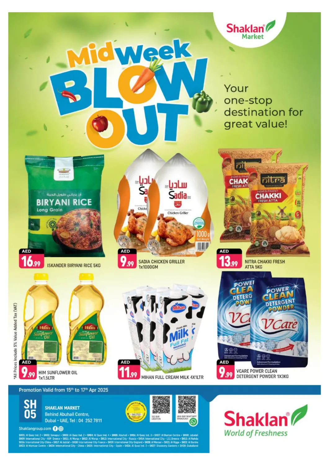 UAE - Dubai Shaklan  offers in D4D Online. Behind Abuhail Centre,Dubai. . Till 17th April