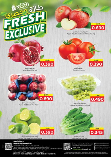 Oman - Muscat Nesto Hyper Market   offers in D4D Online. Fresh Exclusive. . Till 2nd October