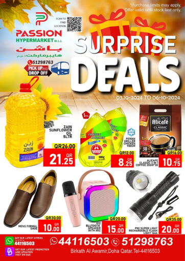 Qatar - Al Khor Passion Hypermarket offers in D4D Online. Surprise Deals. . Till 6th October