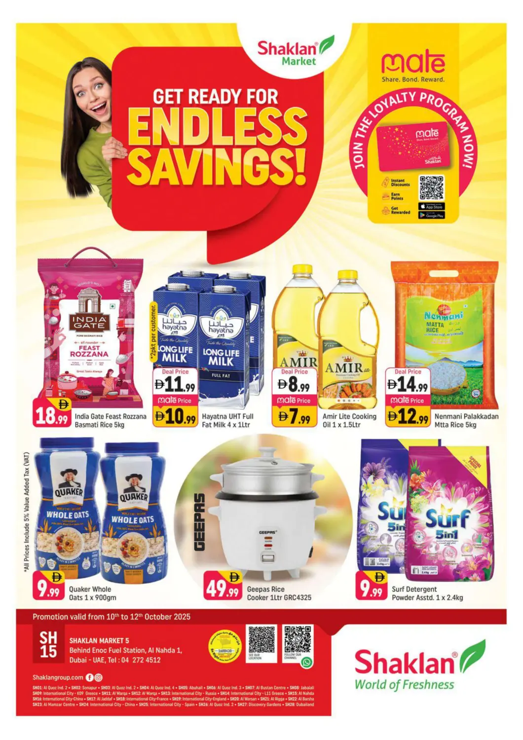 UAE - Dubai Shaklan  offers in D4D Online. Al Nahda 1 , Dubai. . Till 12th October
