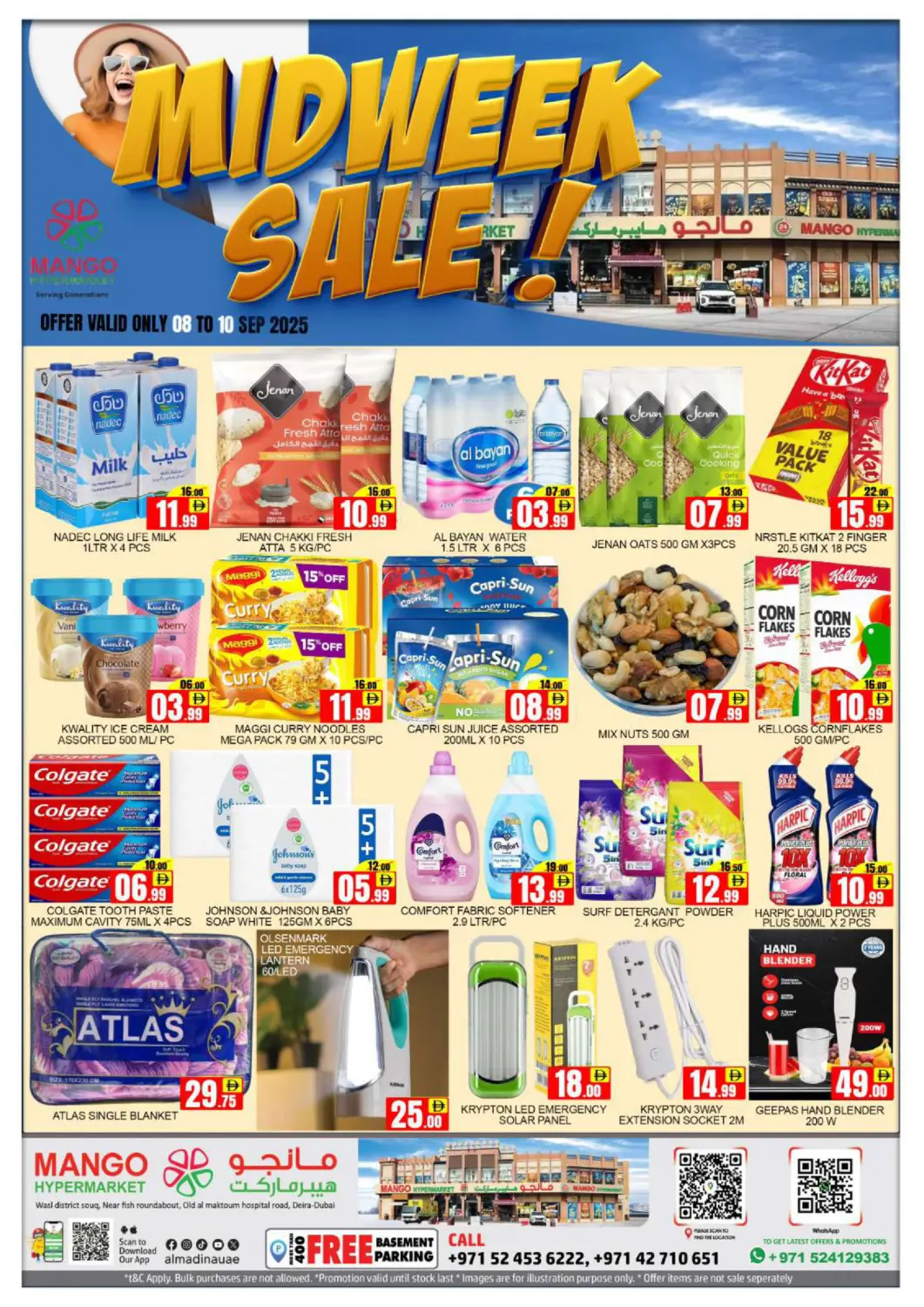 UAE - Dubai Mango Hypermarket LLC offers in D4D Online. Deira, Dubai. . Till 10th September