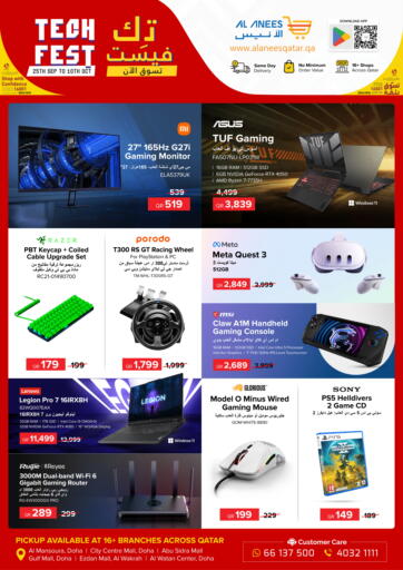 Qatar - Doha Al Anees Electronics offers in D4D Online. Tech Fest. . Till 10th October