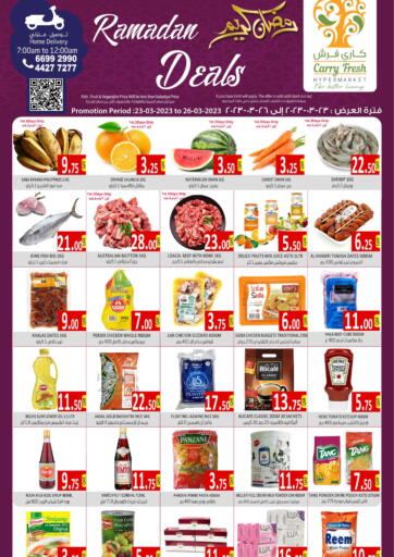 Qatar - Doha Carry Fresh Hypermarket offers in D4D Online. Ramadan Deals. . Till 26th March