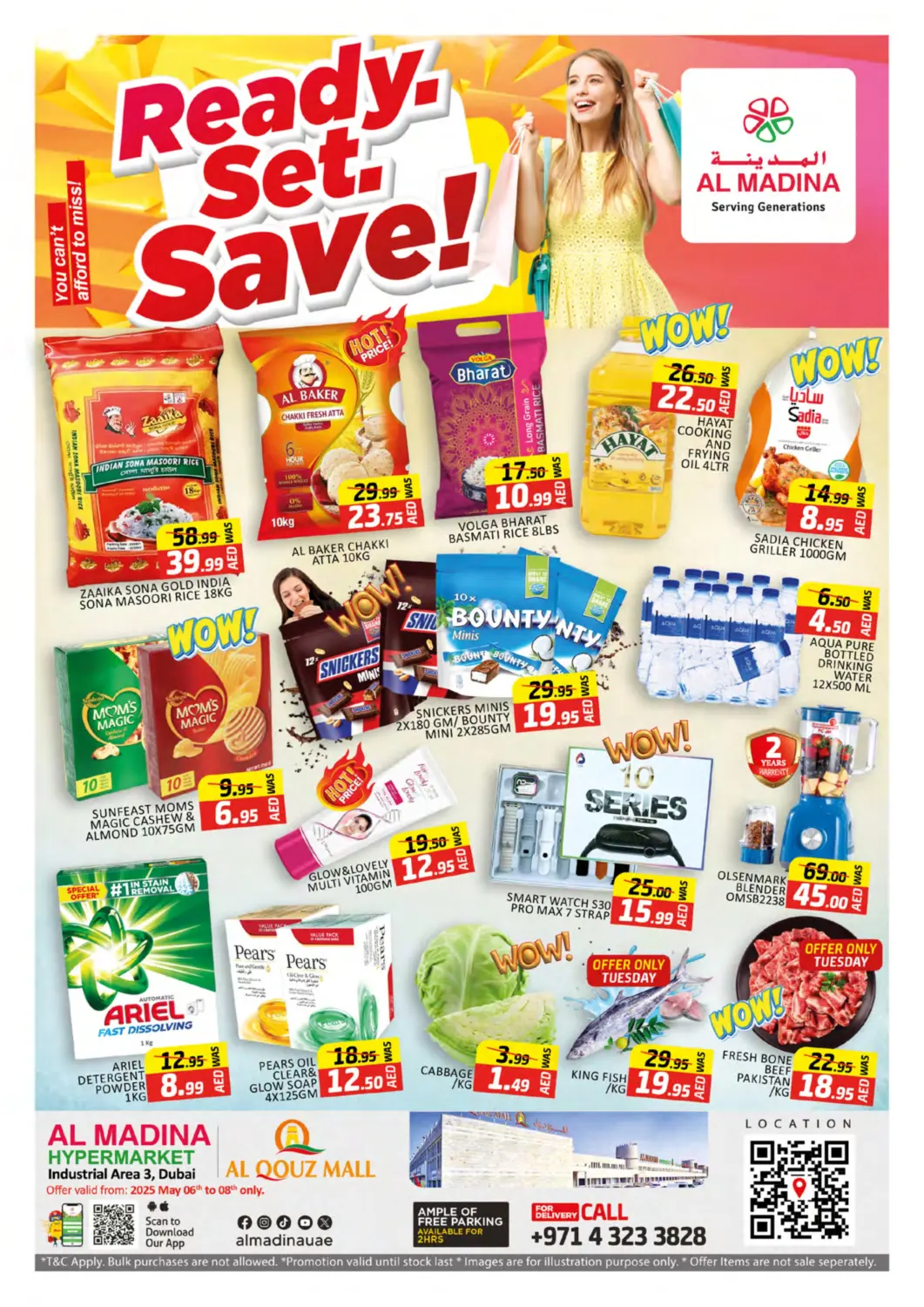 UAE - Dubai Al Madina  offers in D4D Online. Al Quoz Mall, Dubai. . Till 8th May