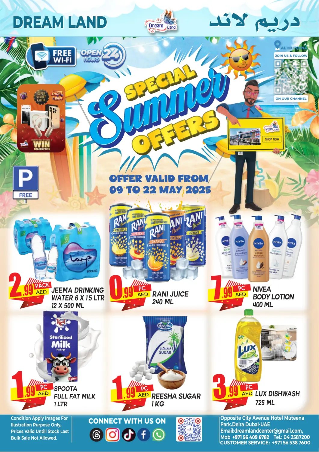 UAE - Dubai Dream Land offers in D4D Online. Muteena, Deira. . Till 22nd May