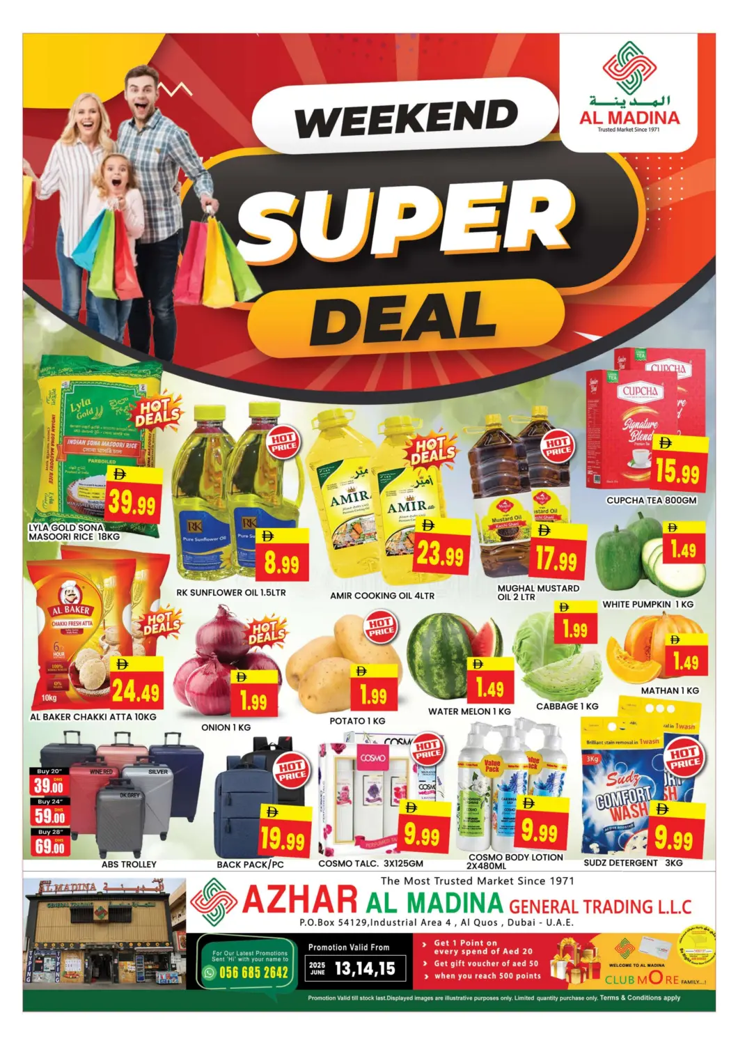 UAE - Dubai AL MADINA (Dubai) offers in D4D Online. Azhar GT - Al Qouz. . Till 15th June