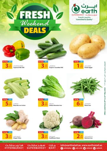 UAE - Abu Dhabi Earth Supermarket offers in D4D Online. Fresh Weekend Deals. . Till 22nd May