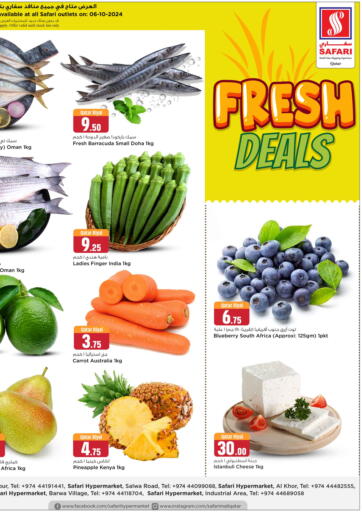 Qatar - Al Shamal Safari Hypermarket offers in D4D Online. Fresh Deals. . Only On 6th October